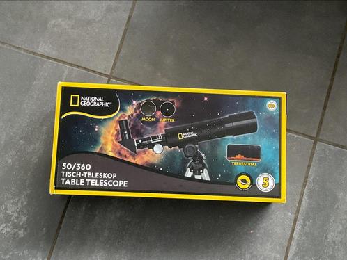 National Geographic 50/360 tafeltelescoop, Audio, Tv en Foto, Optische apparatuur | Telescopen, Zo goed als nieuw, Ophalen of Verzenden