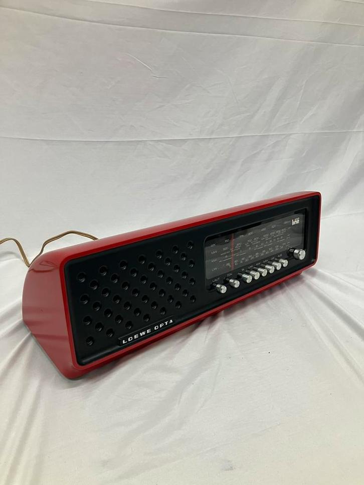 Iconische Vintage Loewe Opta R11 Line 2001 Radio uit 1971, TV, Hi-fi & Vidéo, Radios, Radio, Enlèvement ou Envoi