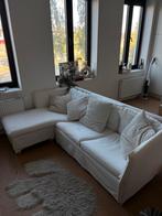 Witte zetel, Huis en Inrichting, Stoffering | Vloerbedekking, Ophalen, Zo goed als nieuw