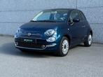 Fiat 500 *AC*GPS*PANO* 1.2 Benz Lounge, Auto's, 4 zetels, Blauw, 115 g/km, Handgeschakeld