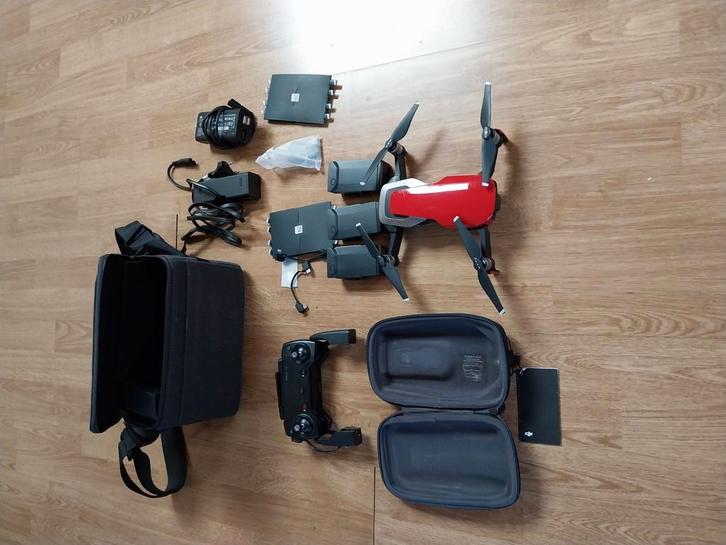 Package drone DJI mavic Air, Hobby en Vrije tijd, Modelbouw | Radiografisch | Helikopters en Quadcopters, Zo goed als nieuw, Met camera