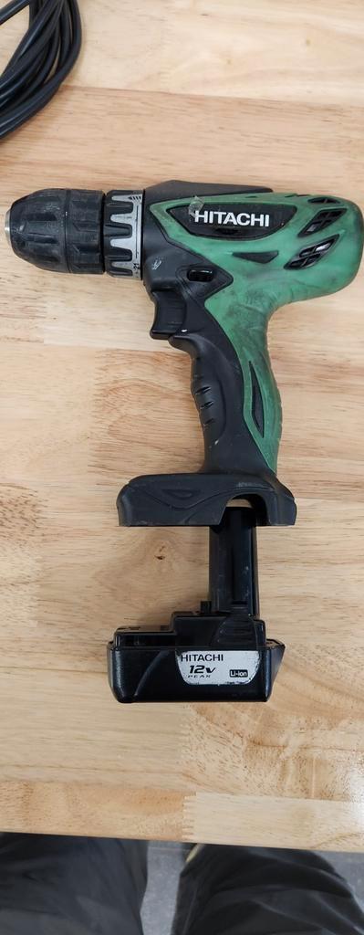 Hitachi DS10DFL., Doe-het-zelf en Bouw, Gereedschap | Boormachines, Gebruikt, Boormachine, Ophalen