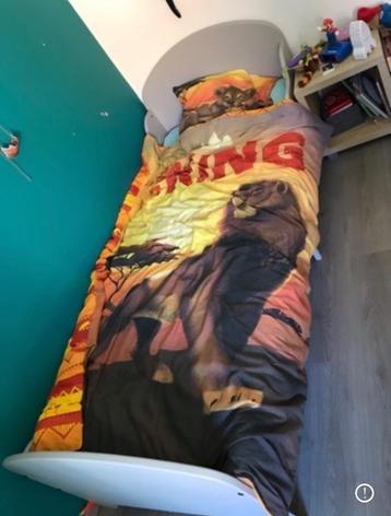 Meegroeibed, Kinderen en Baby's, Kinderkamer | Bedden, Ophalen, Zo goed als nieuw, Matras