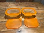 Tupperware vouwbare bakjes schaaltjes, Huis en Inrichting, Keuken | Tupperware, Oranje, Ophalen of Verzenden