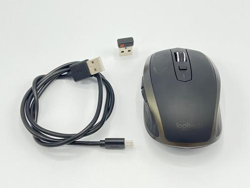 Logitech MX Anywhere 2 — Zwart — Draadloze muis — Als nieuw, Computers en Software, Muizen, Zo goed als nieuw, Muis, Linkshandig