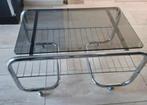 tafel space age 1970 vintage, Huis en Inrichting, Tafels | Salontafels, Ophalen, Gebruikt, Glas