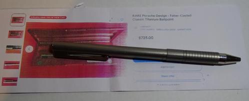 Porsche Design Balpen Faber Castel, Diversen, Overige Diversen, Gebruikt, Ophalen