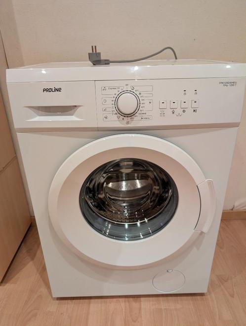Proline washing machine 6kg, Elektronische apparatuur, Wasmachines, Zo goed als nieuw, Voorlader, 4 tot 6 kg, 85 tot 90 cm, 1200 tot 1600 toeren