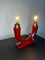 Prachtige vintage keramische lamp uit de jaren 50, Antiek en Kunst, Antiek | Verlichting