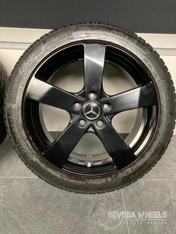 17” Mercedes A W176 B W246 CLA X117 velgen + winterbanden    beschikbaar voor biedingen