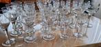 24 glazen geetst voor wijn en likeur, Comme neuf, Enlèvement