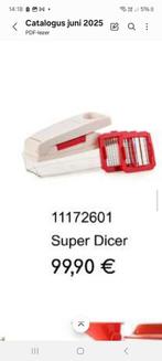 Nieuwe super dicer van tupperware, Ophalen of Verzenden, Nieuw
