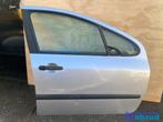 PEUGEOT 307 Hatchback zilver EZRC Rechts voor deur portier 2, Auto-onderdelen, Deur, Gebruikt, Ophalen of Verzenden, Peugeot