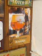 Emaille bord De Koninck triple d’Anvers, Ophalen, Nieuw, Reclamebord, Plaat of Schild, De Koninck