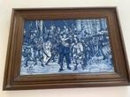 Delft blauw schilderij, Ophalen