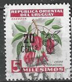 Uruguay 1954 - Yvert 623 - Erythrina crista-galli (ST), Affranchi, Envoi
