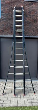 Ladder 2x14 treden, Doe-het-zelf en Bouw, Ladders en Trappen, Ophalen, Ladder