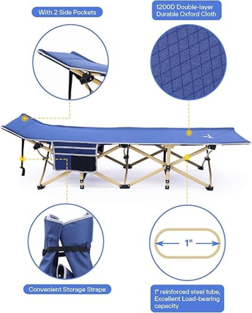 Lit de camping pliable | Nouveau, Neuf, -, -, Sportneer