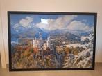 neuschwanstein castle puzzle and frame, Enlèvement, Plus de 1 500 pièces, Comme neuf, Autres types