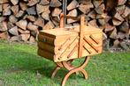 houten naaikoffer, Hobby en Vrije tijd, Naaien en Fournituren, Ophalen, Gebruikt, Overige typen