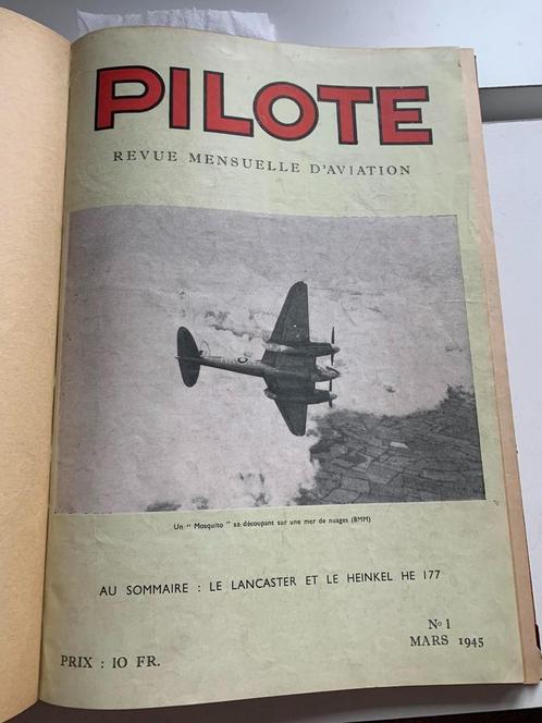 (BELGISCHE LUCHTVAART) Pilote. Revue mensuelle d’aviation., Collections, Aviation, Utilisé, Enlèvement ou Envoi