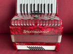 Kleine duitse Weltmeister Caprice accordeon . 32 bas . Top ., Muziek en Instrumenten, Gebruikt, 32-bas, Weltmeister, Met riemen