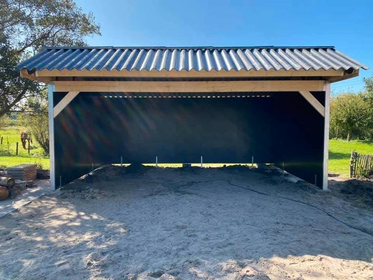 schuilstallen dubbelwandig, Dieren en Toebehoren, Stalling en Weidegang, Opfok, Stalling, Weidegang, 2 of 3 paarden of pony's