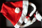 kerstmis kerstmuts met 2 staartjes, Ophalen of Verzenden, Gebruikt