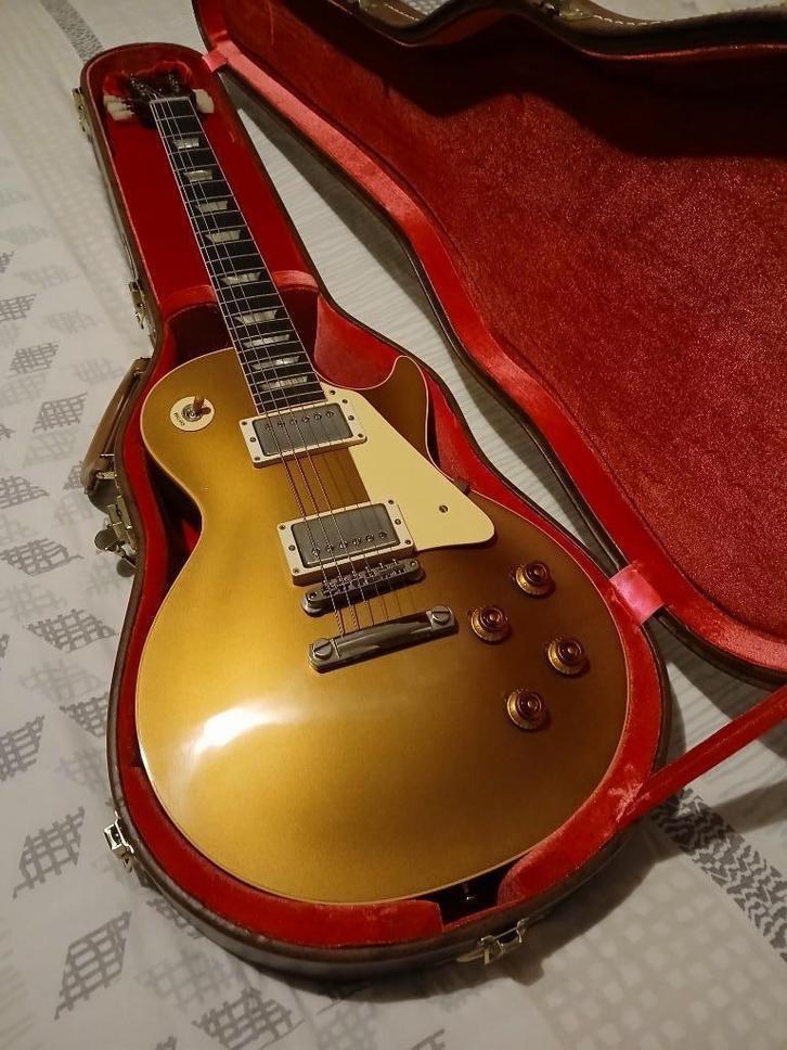 Gibson Les Paul 57 Goldtop VOS, Muziek en Instrumenten, Snaarinstrumenten | Gitaren | Elektrisch, Zo goed als nieuw, Solid body