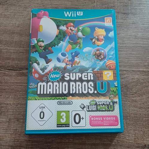 Wii U New Super Mario Bros + Super Luigi U Bundle + Videos, Games en Spelcomputers, Games | Nintendo Wii U, Zo goed als nieuw