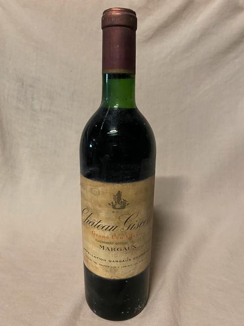 Château Giscours 1967 – Margaux – Grand Cru Classé, Verzamelen, Wijnen, Zo goed als nieuw, Ophalen