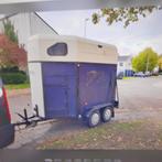 PAARDEN REMORK VOOR 2 PAARDEN MET PAPIEREN EN REZERVE WIEL, Auto diversen, Aanhangers en Bagagewagens, Ophalen, Gebruikt