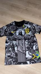 Brasil Jezus voetbal T-shirt maat M, Sport en Fitness, Voetbal, Maat M, Ophalen, Zo goed als nieuw, Shirt