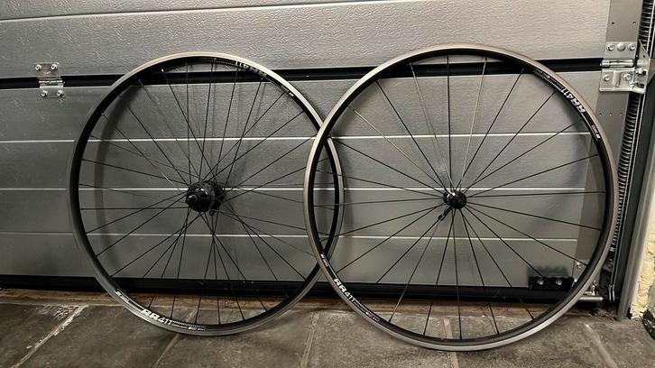 Set wielen koersfiets Powertap G3 vermogensmeter, Fietsen en Brommers, Fietsonderdelen, Gebruikt, Racefiets, Wiel, Ophalen of Verzenden