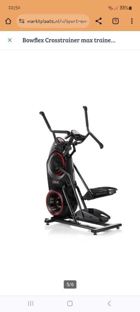 Nieuwe Bowflex M3, Sport en Fitness, Fitnessapparatuur, Zo goed als nieuw, Crosstrainer, Armen, Benen, Borst, Buik, Rug, Metaal