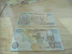 bankbiljetten Zambia, Postzegels en Munten, Bankbiljetten | Afrika, Ophalen of Verzenden, Zambia