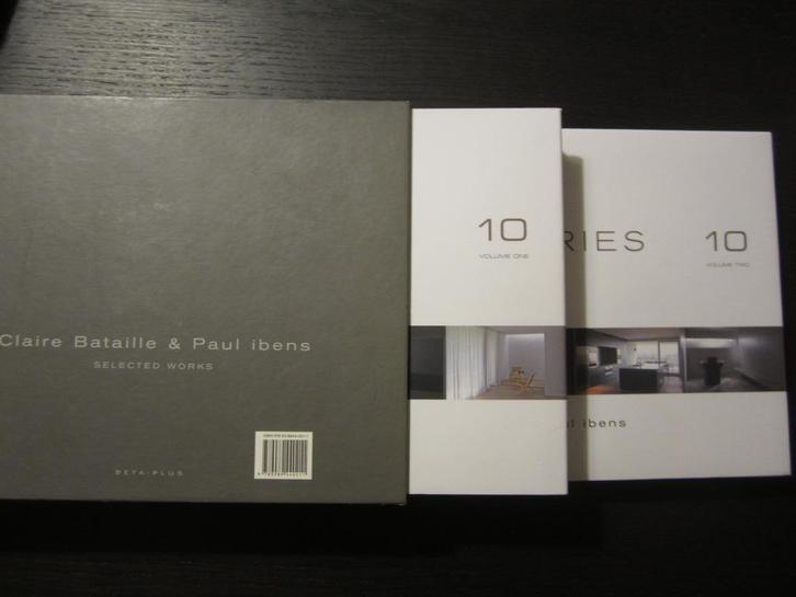 Claire Bataille &  Paul ibens   Selected Works  Volume 1 + 2, Boeken, Kunst en Cultuur | Architectuur, Ophalen of Verzenden