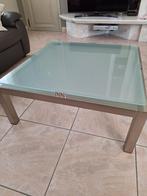 Salontafel, Huis en Inrichting, Tafels | Salontafels, Ophalen of Verzenden, Gebruikt, Glas
