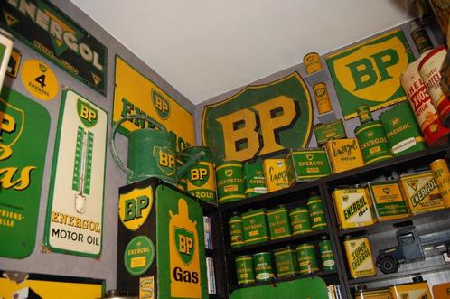achete plaque émaillée bidon huile BP energol 1920 1950, Collections, Marques & Objets publicitaires, Utilisé, Panneau publicitaire