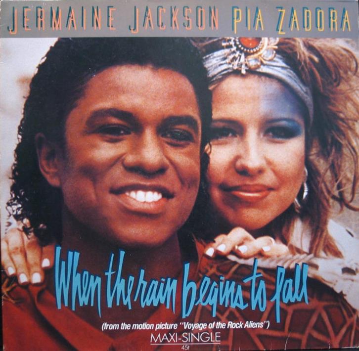 JERMAINE JACKSON & PIA ZADORA – WHEN THE RAIN BEGINS TO FALL, Cd's en Dvd's, Vinyl | Pop, Ophalen of Verzenden