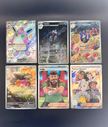 Pokémon lot - Paldean Fates - 6x Hits beschikbaar voor biedingen