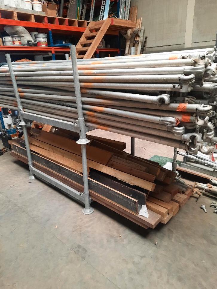 Professionele alu stelling te koop, Bricolage & Construction, Échafaudages, Utilisé, Échafaudage de façade, Enlèvement