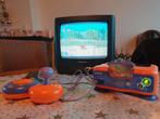 V-Tech / V-Smile Tv learning system + TV en spelletjes, Kinderen en Baby's, Speelgoed | Vtech, Ophalen, Zo goed als nieuw, 2 tot 4 jaar
