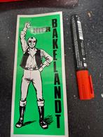 Grand autocollant personnage de dessin animé Bakelandt, Enlèvement ou Envoi, Comme neuf, Bande dessinée ou Dessin animé