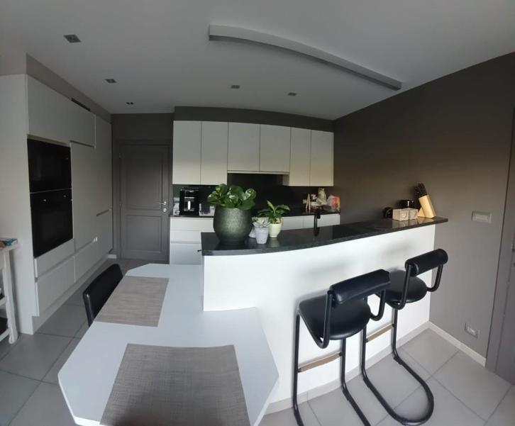 volledige keuken - incl. toestellen, Huis en Inrichting, Keuken | Complete keukens, Wit, Ophalen