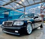 ‼️MERCEDES 600SEL V12 BRABUS UITVOERING‼️✅️UNIEKE OLDTIMER, Automaat, Achterwielaandrijving, Zwart, Zwart