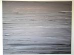 Abstract Modern Acryl canvas 70*90cm - paars/grijs/brons, Ophalen