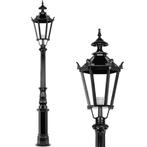 Lantaarn ''Paris'' - forse buitenlamp - zwart of groen, Tuin en Terras, Staande lamp, Ophalen of Verzenden, Led, Nieuw