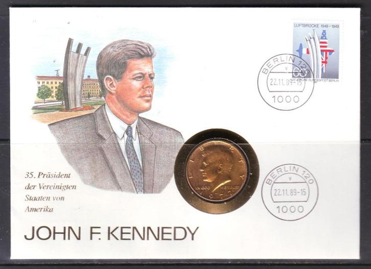 Postzegels diverse thema's: President Kennedy / kantklossen, Postzegels en Munten, Postzegels | Thematische zegels, Overige thema's