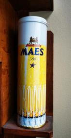 Maes pils blikken koker voor flesje met deksel, Verzamelen, Biermerken, Ophalen of Verzenden, Zo goed als nieuw, Overige typen